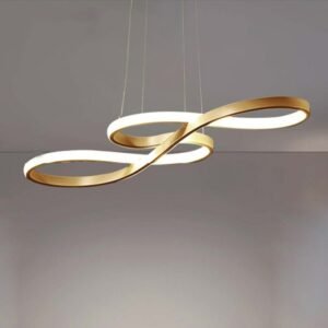 Modern LED Pendant Light Golden for Dining Table Living Room Nordic Loft Hanging Lamp Kitchen Room Home Indoor Light Fixtures 1