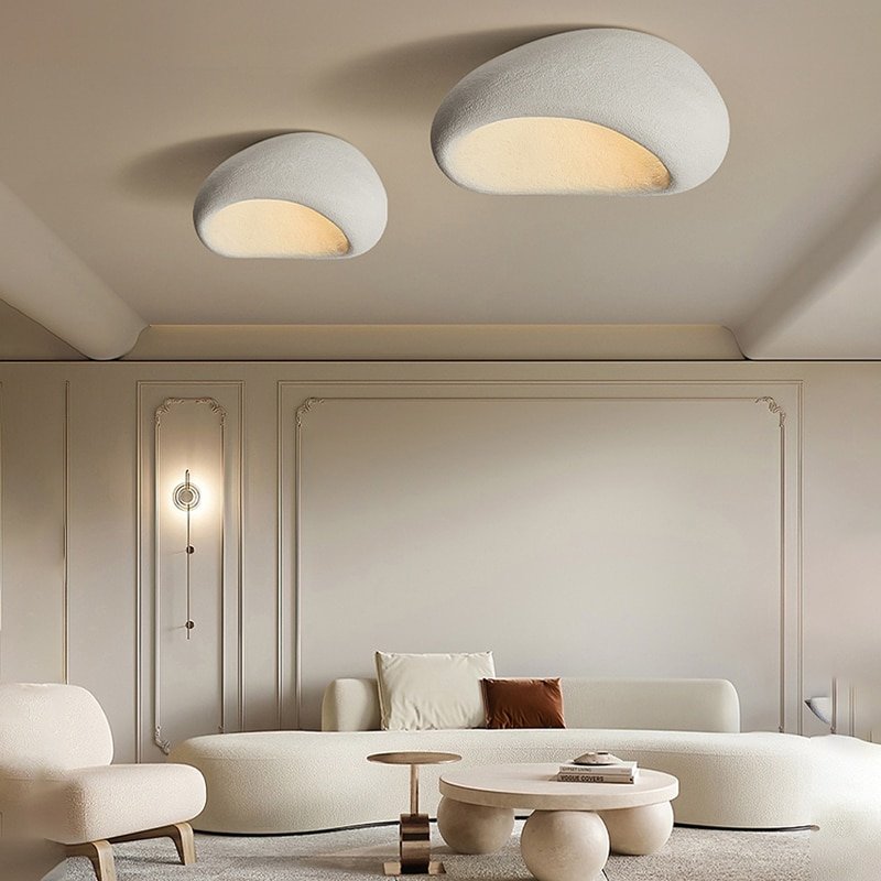 Wabi-sabi Wind Led Ceiling Chandeliers Lustre Atmosphere Lighting Living Dining Room Lights Bedroom Loft Pendant Lamps 6