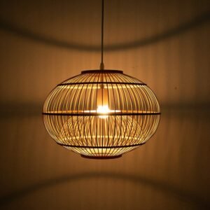 New Bamboo Art Pendant Light  Restaurant Tea Room Balcony Creative Pastoral Lighting  Pendant Lamp  Chinese Restaurant Light 1