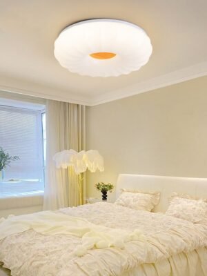 Full spectrum ceiling lamp Bauhaus children's room eye protection living room bedroom lamp circular ceiling light 1