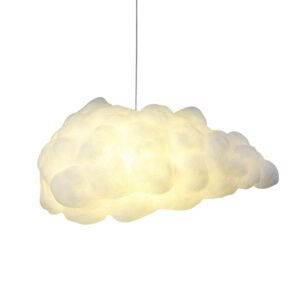 Nordic Simulation Cloud Pendant Light For Living Room Restaurant Kids Room Silk Cotton Led Indoor Decor Lighting 1