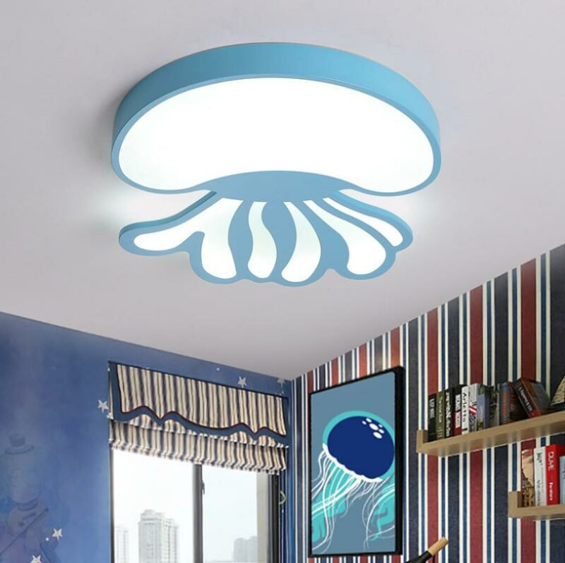 New Jellyfish led ceiling lamp For children's room lamp bedroom lamp cartoon kindergaten Ceiling light 1