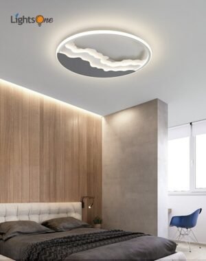 Nordic minimalist modern ceiling lamp living room exquisite creative round room ceiling light 1