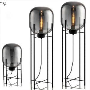 Designer Industrial Modern Glass Table Lamps LED E27 Bedroom Bedside Home Decorative Desk Lights for Living Room Restaurant Cafe 1