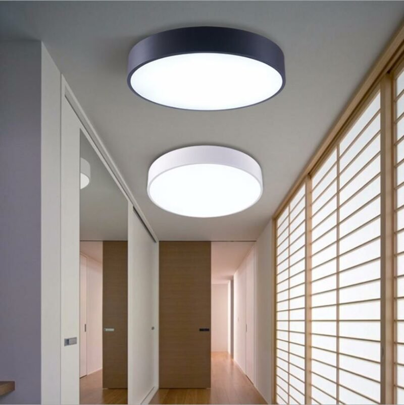 LED Ceiling Light Round Creative Personality Lighting Modern Simple Fashion Ceiling Light For Bedroom Office Balcony Light 5