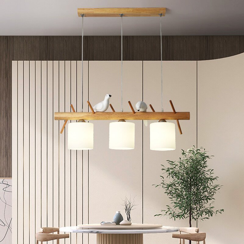 Modern Japan Chandelier for Dining Room Kitchen Bird Pendant Lamp Suspension Design Aesthetic Room Decorator Lighting Appliance 2