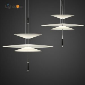 Modern minimalist creative personality flying saucer decoration designer's pendant lamp dining table bar pendant lights 1