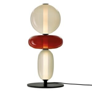 Designer Post-Modern Colorful Glass Table Lamp for Living Room Led Desk Lights Home Decor Bedroom Bedside Lamp Dining Room Bar 1