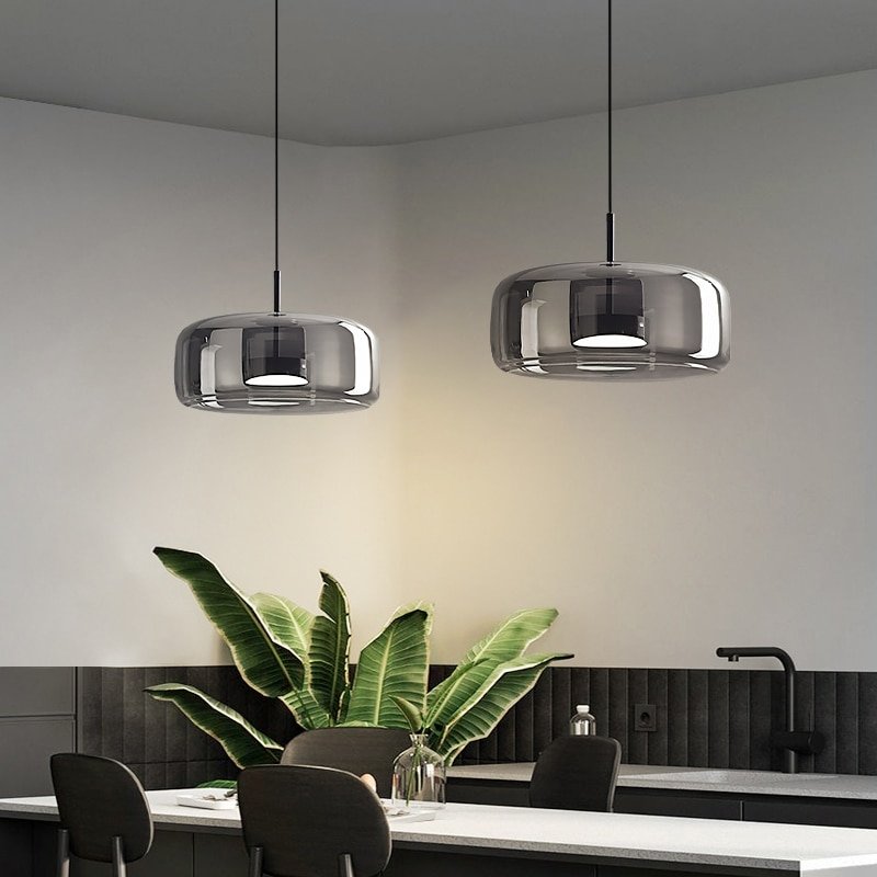 Glass Pendant Light light luxury pendant Lamp Deco Nordic Led Hanging Light Fixtures Bedroom Modern Luminaire Suspension lamp 2