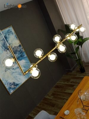 Nordic restaurant chandelier light luxury magic bean front desk new modern minimalist bar counter dining lamp 1