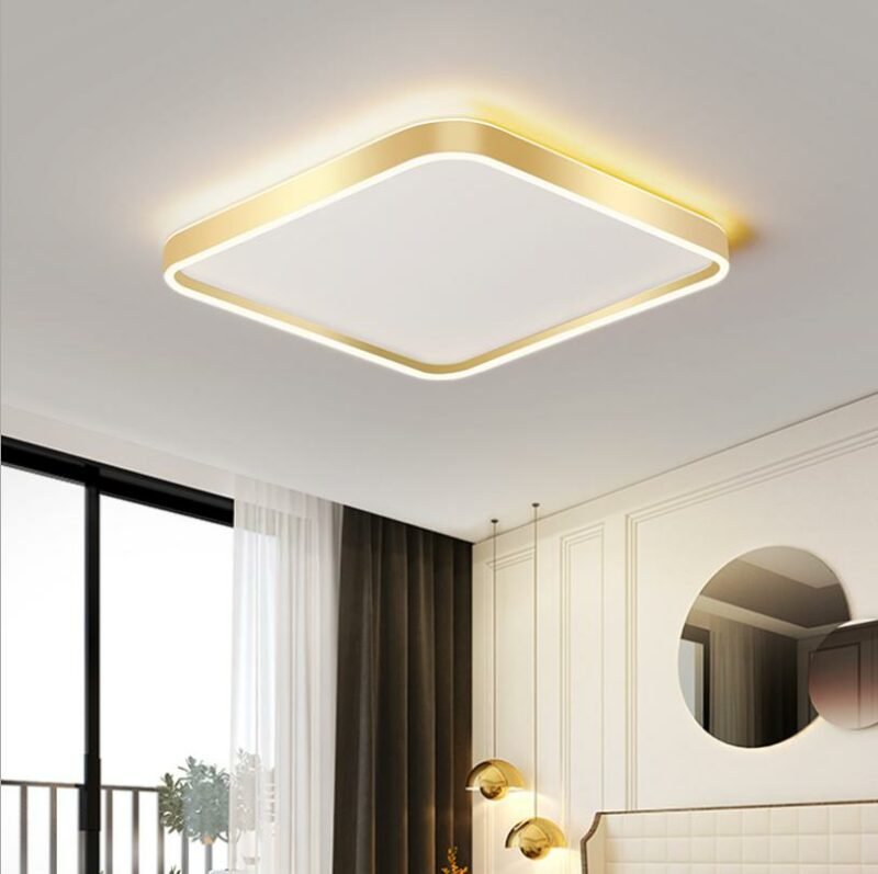 New Ring Black Gold  Ceilling Light  For Living Room lighting  Led Ceilling  Lamp  For Indoor Restaurant  Home Decor  Light 5