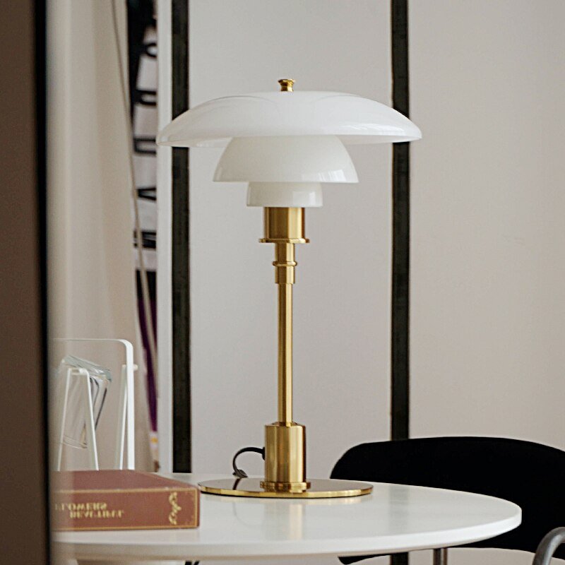 Danish PH 3/2 Desk Lamp Nordic Style Post-modern Minimalist Creative Living Room Study Hotel Soft Bedside Decor Glass Table Lamp 4