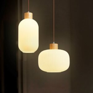 Modern LED Designer Pendant Lamp for Kitchen Dining Bedroom Glass Lampshade Chandelier Aesthetic Room Decor Lighting Appliance 1