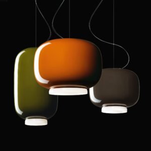 Italian dining room pendant light simple Nordic style bar bedside glass pendant lamp 1