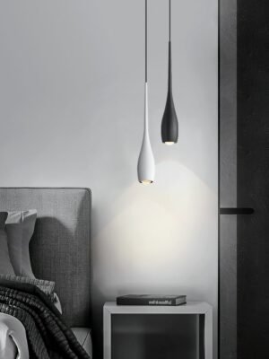 Minimalist bedroom bedside small pendant light modern minimalist Nordic pendant lamp 1