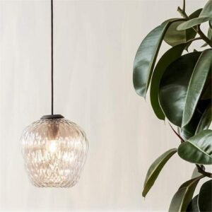 Nordic retro pendant light LED Blown series Home Indoor Living Room Decor Bedroom Dining Room Kitchen bar glass pendant lamp 1