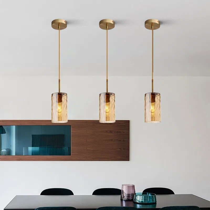 Modern LED Hanging Lamps Living Room Pendant Light Fixture Nordic Kitchen Dining Restarurant Glass Lighting Luminaire Suspension 3