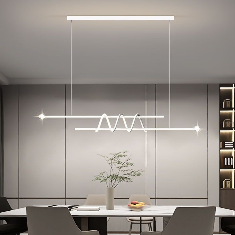 2023 New Simple Atmosphere Lamp Restaurant Led Chandelier Modern Dining Table Nordic Luxury Bar Personality Decorative Lamps 2