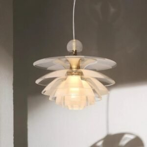 Funny chandelier postmodern danish design light Minimalist Pine Cone Hanging Lamp Dining Table Room Decor acrylic chandelier 1