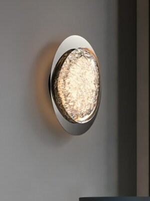 Crystal Platinum Art Wall Lamp Bedroom Bedside Lamp Optical Acrylic Living Room Simple and Modern wall light 1