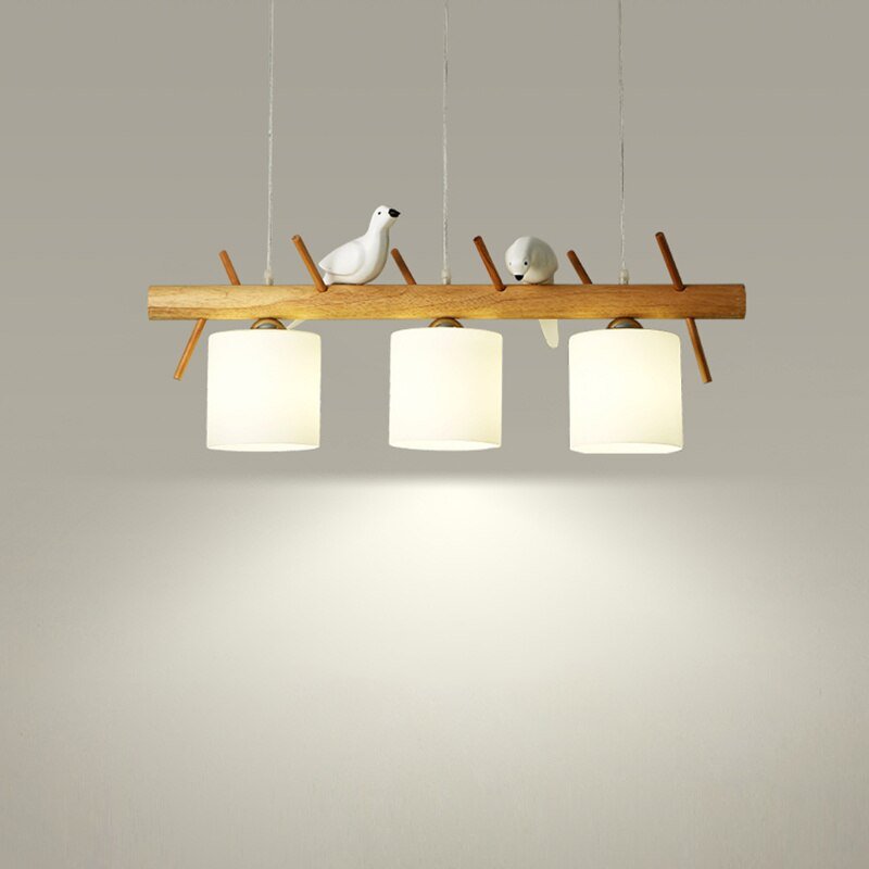 Modern Japan Chandelier for Dining Room Kitchen Bird Pendant Lamp Suspension Design Aesthetic Room Decorator Lighting Appliance 5