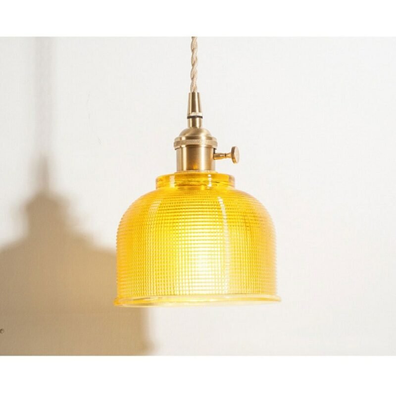 Glass Pendant Light Nordic Pendant Lamp Copper Lamp Brass Creative Minimalist E27 Transparent Lampshade For Restaurant Light 1