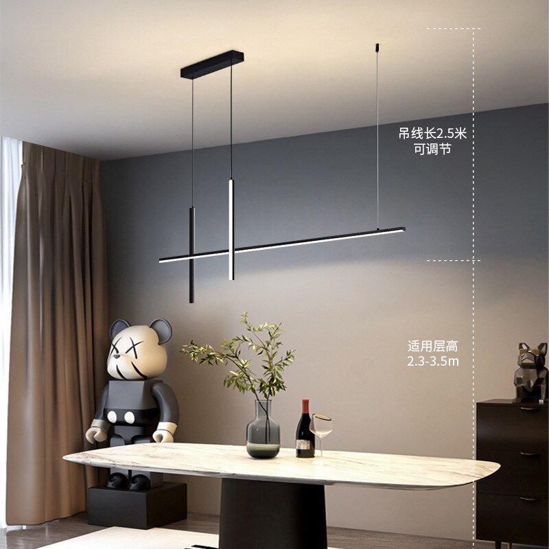 2023 Modern Minimalist Led Pendant Lights Dimmable For Kitchen Office Table Dining Room Chandelier Home Decor Lusters Luminaires 5
