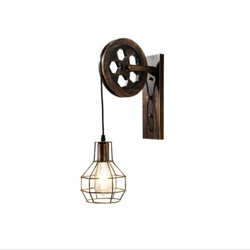American country wall lamp industrial wind retro wall light For restaurant corridor aisle  wall  light Fixtures 2