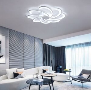 New  Flower  Ceiling Light For Living Room Home  5 6 7 8 Head Panel Light Lamp For  Bedroom Dining room Light Fixture 1