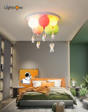 Nordic children's room creative balloon ceiling light boy and girl room bedroom ceiling lamp 1