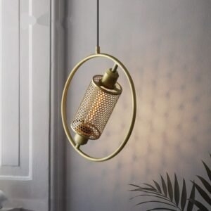 Vintage pendant lamp Round Suspension Lamp Dinning Room Iron NET Postmoderng Pendent Lamp Creative house decoration lights 1
