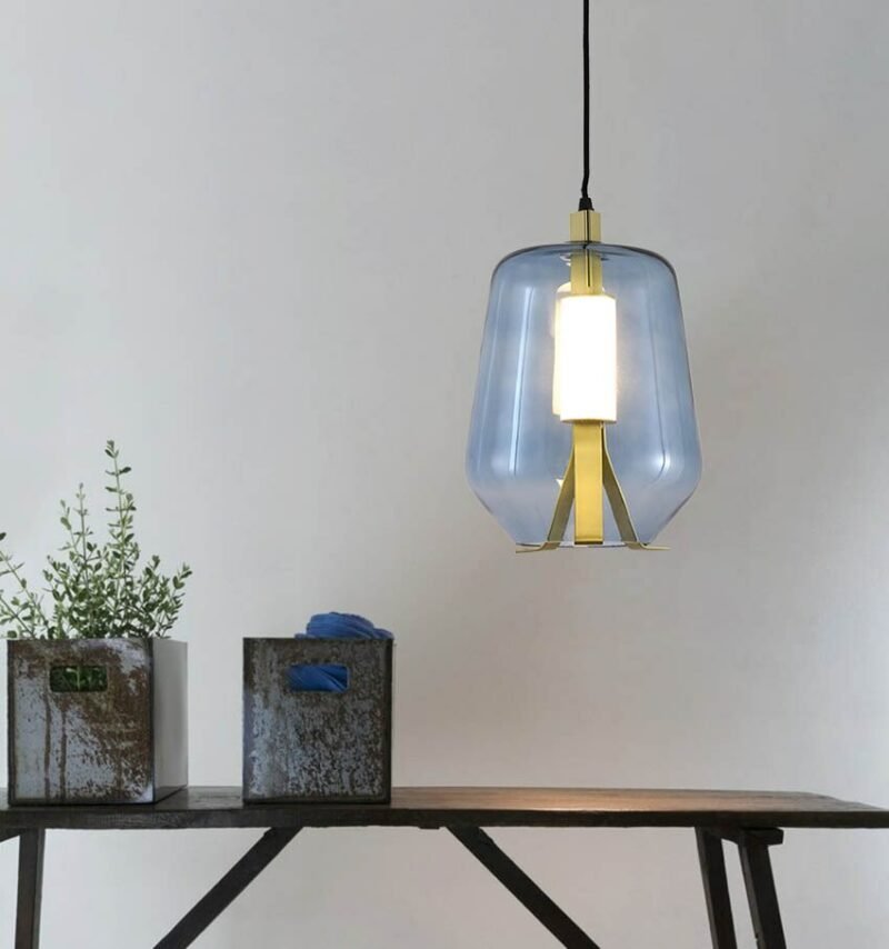 Nordic vintage glass Pendant Lamp designer Post modern Luisa Pendant Lamp bar bedside bedroom creative suspension luminaire 5