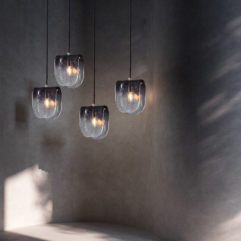Nordic Modern Glass Pendant Lamps for Coffee Bedside Apartment Denmark Atmosphere Designer Hanging Light Luminaire Suspensions 2