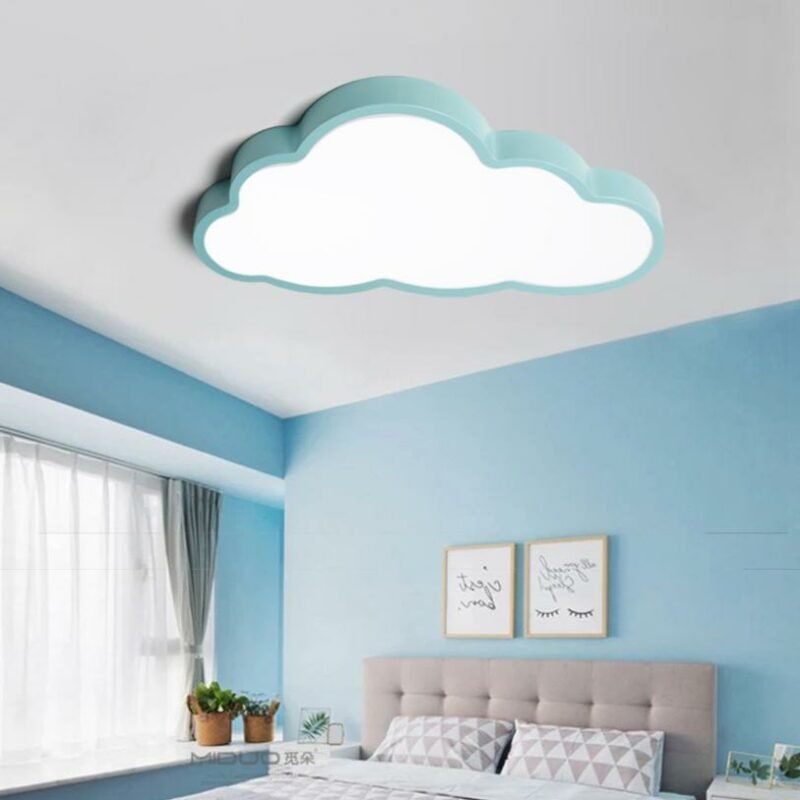 Cloud ceiling lamp children's room cartoon room lamp  boy girl led ultra thin bedroom lamp kindergarten decor  light Fixtures 4