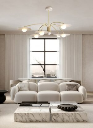 Eye protection lamp water drop Nordic living room chandelier light luxury simple bedroom dining room lamps 1