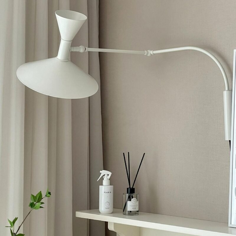 Nordic Medieval Horn Wall Lamp Designer Creative Living Room Simple Rotatable Wall Light 5