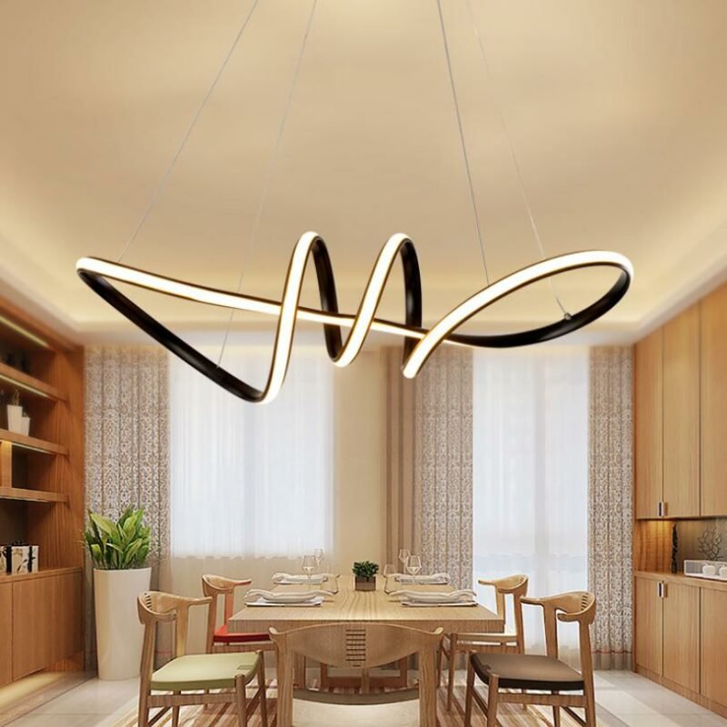 Nordic  special shaped Pendant Light For living Room Lighting  Modern  Fashion LED Warm light For  Dining room Bedroom Hanglamp 3