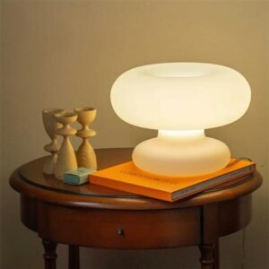 Mushroom table lamp Nordic Glass table Light For Living Room Sofa Sides Reading Floor Living Corner bedside table Light 1
