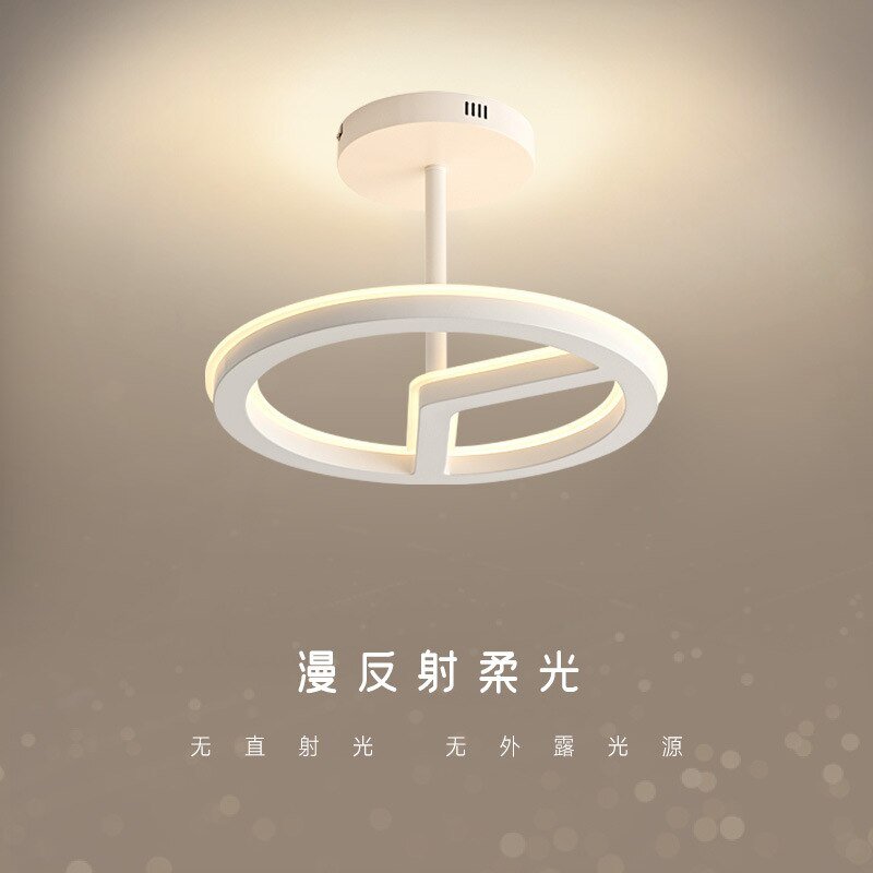 New bedroom lamp led diffuse eye protection ceiling lamp home decoration chandelier modern minimalist room lamp 1