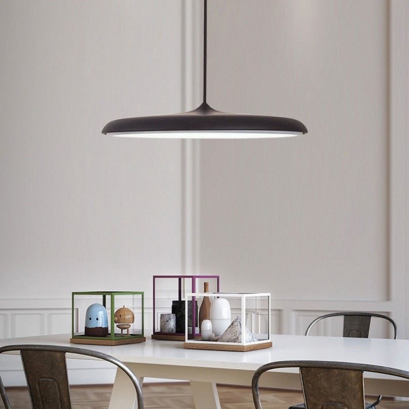 Modern UFO Led Pendant Light Design Round Indoor Hanging Lamp Nordic Kitchen Dining Table Living Room Home Decor Suspension lamp 2