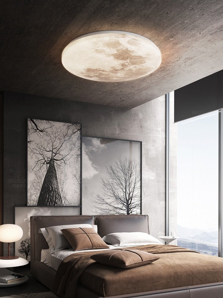 Nordic moon ceiling lamp study bedroom lamp modern minimalist aisle ceiling light 2