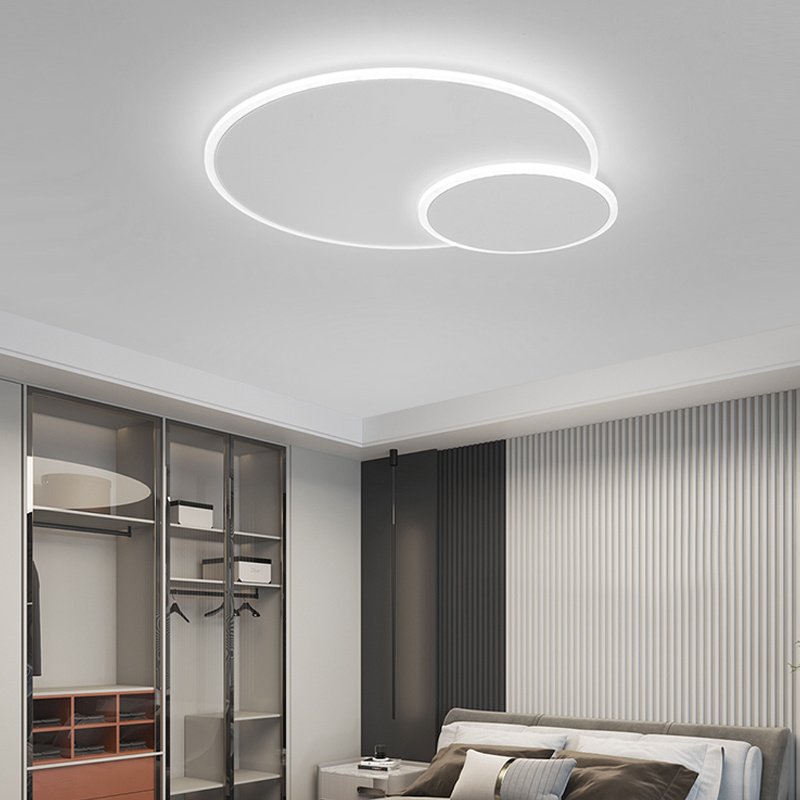 LED Ceiling Lamp Modern Ultra-thin Double Circular Shape Ceiling Light For Bedroom Living Room Indoor Lighting Ceiling Fixture 1