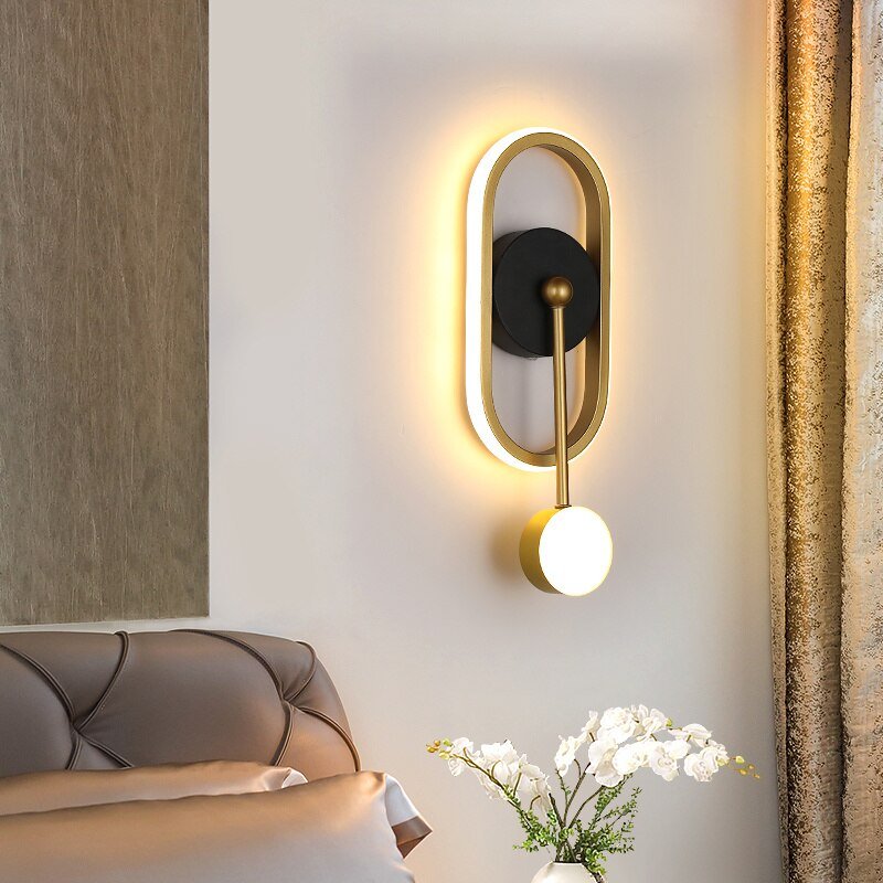 Modern LED Wall Lamps Fixture Nordic Sconce Wall Lights For Bedside Dining Room Bedroom Lamp Industrial Decoration Wall Lighting 2