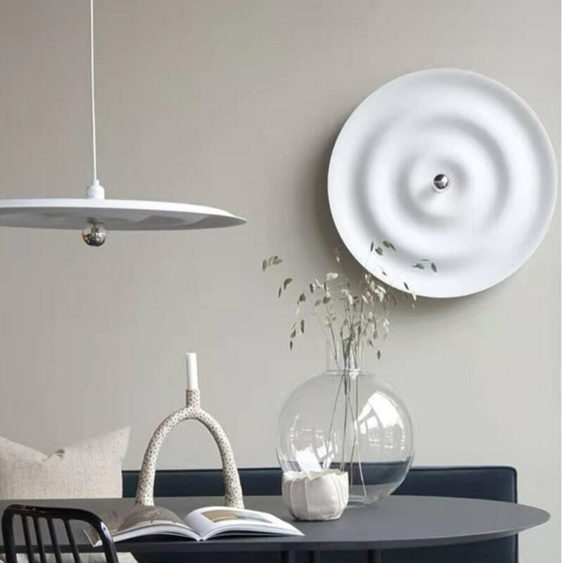 Nordic Iron Pendant Lamp Modern Alma Pendant lamp led flying saucer lamp Dining room Kitchen Home Art Design Minimalist Light 4