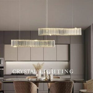 Modern Chandelier Nordic Gorgeous Crystal LED Lamp Kitchen Living Room Bedroom Home Indoor Lighting Luxurious Decor Hanging Lamp 1