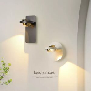 Modern Led Wall Lamp Sconce Bedside Lamp Home Living Room Bedroom Background 360°Rotation Wall Decoration Hotel Night Light 1