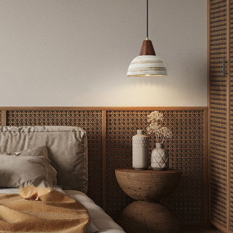 Modern Pendant Light E27 Hanging Lamps For Home Decoration Ceramics Lustre Lighting Fixture Bedroom Kitchen Dining Room Lamp 5