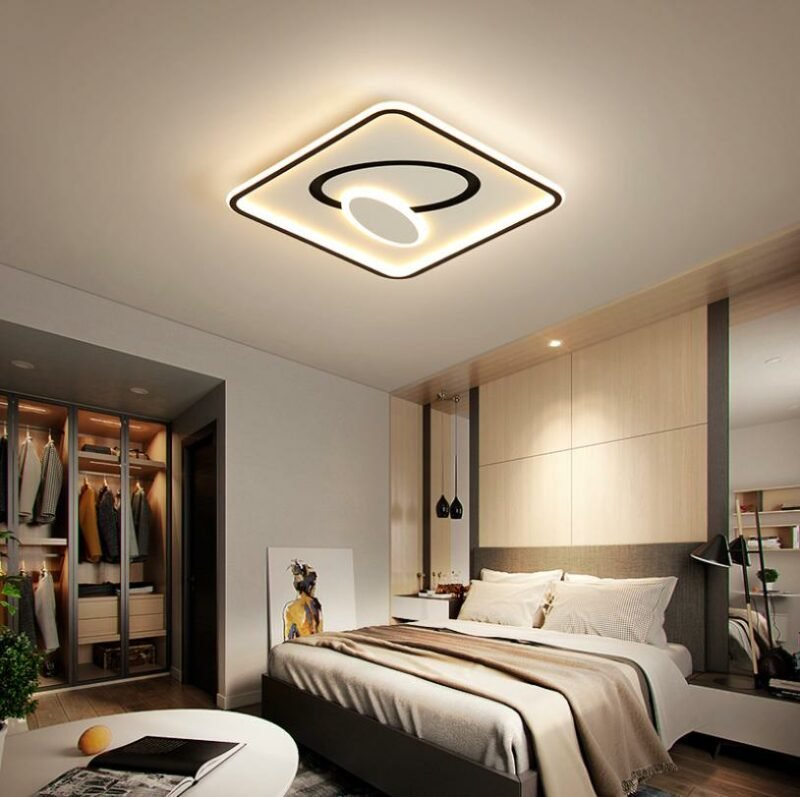 2020 new bedroom Ceiling light warm master bedroom lighting personality art study light stylish simple led ceiling light Fixture 4