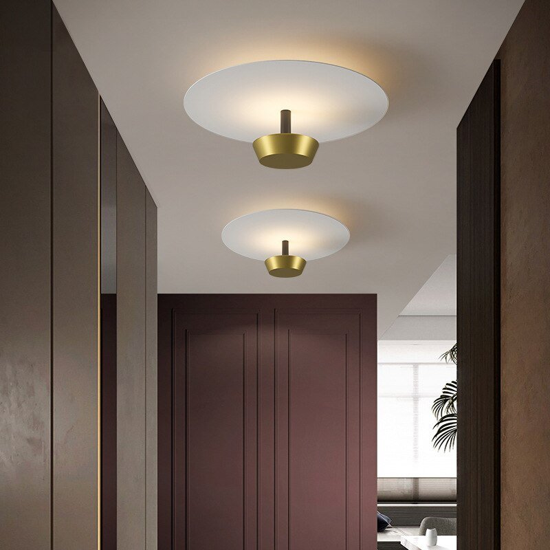 Simple and modern round aisle lamp corridor lamp porch Nordic room ceiling lamp creative personality bedroom lamps 1
