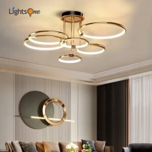Light luxury living room lamp chandelier headlight simple dining room atmosphere Nordic bedroom lamps 1